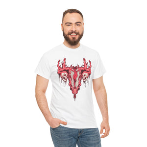 Uterus From Hell Unisex Heavy Cotton Tee