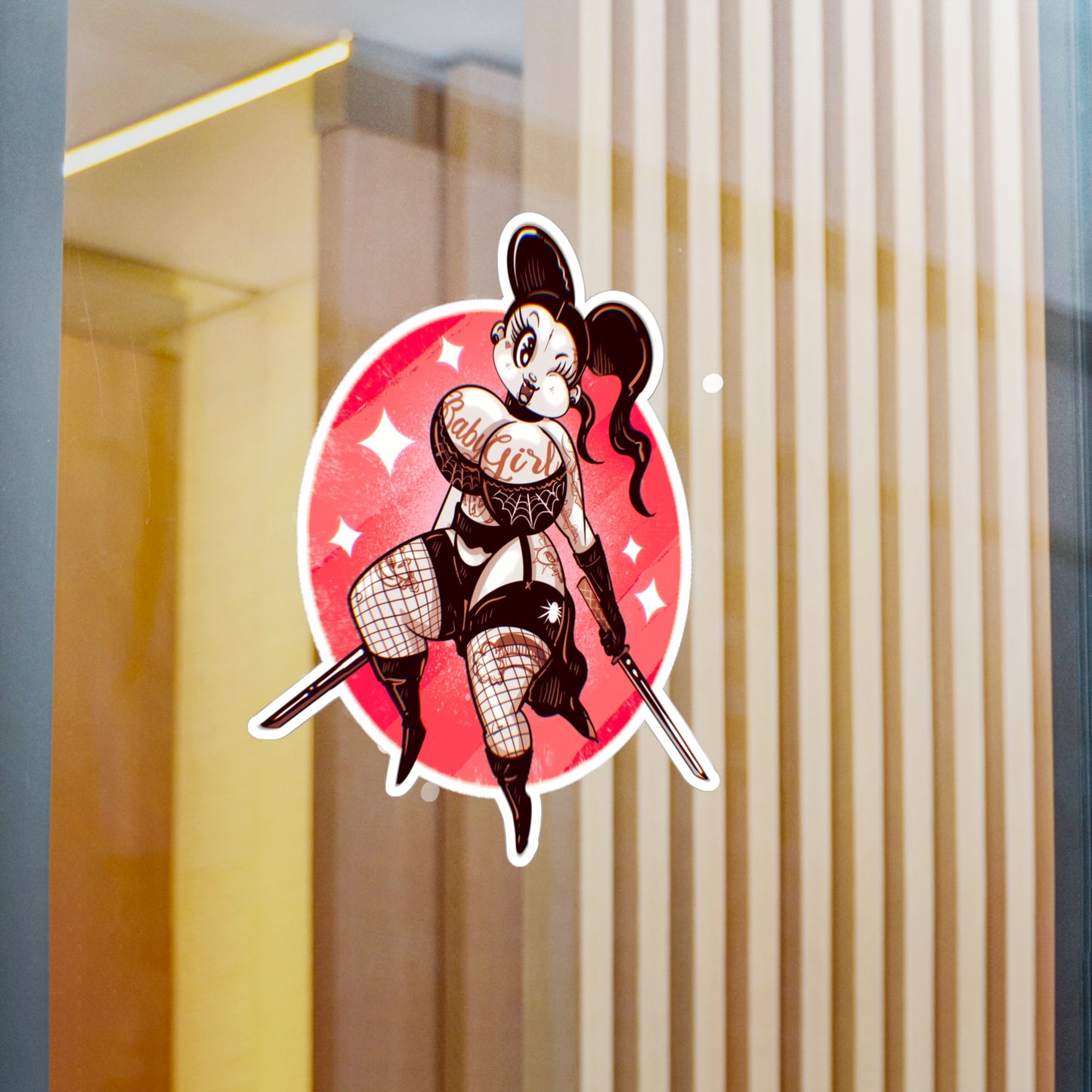Baby Girl Kiss-Cut Vinyl Decal