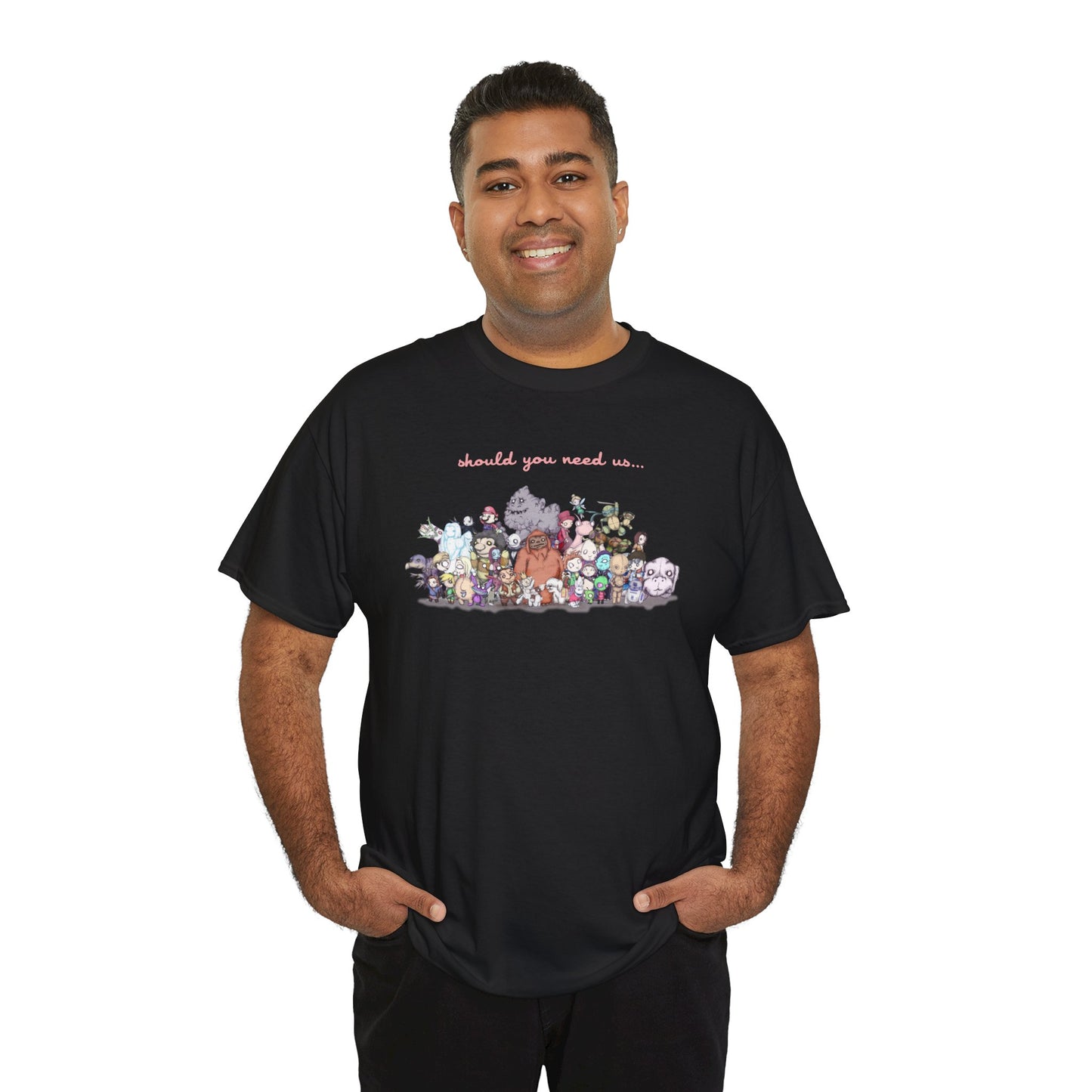Should You Need Us Extended Unisex Heavy Cotton Tee