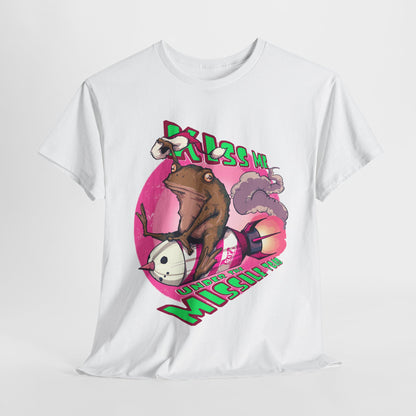 Kiss Me Under The Missile Toad Unisex Heavy Cotton Tee