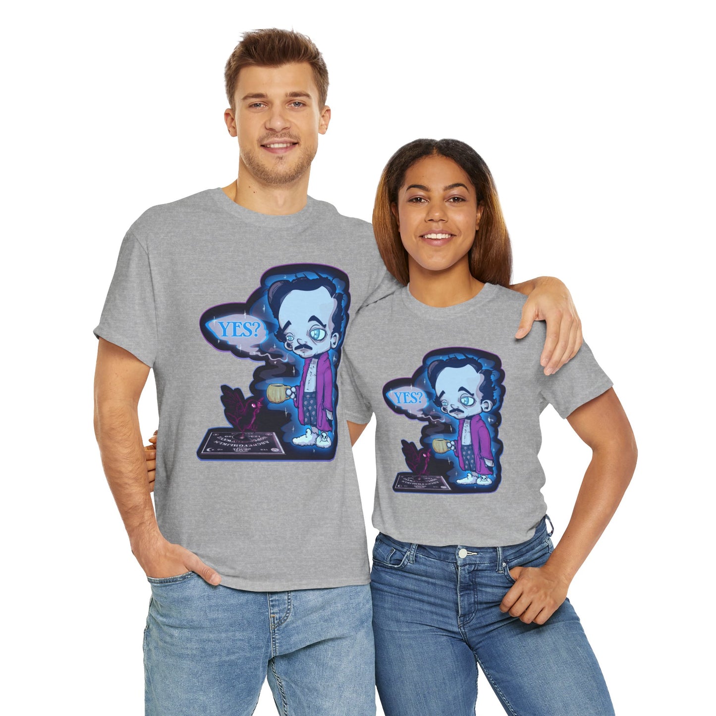 Edgar Allan Ghost Unisex Heavy Cotton Tee