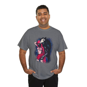 Red Riding Hood & The Wolf Unisex Heavy Cotton Tee