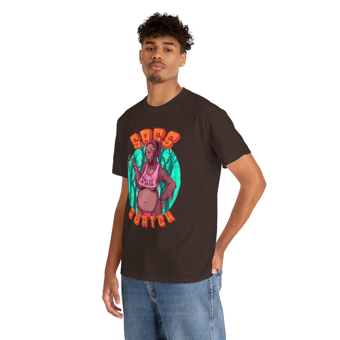 Sass Quatch Unisex Heavy Cotton Tee