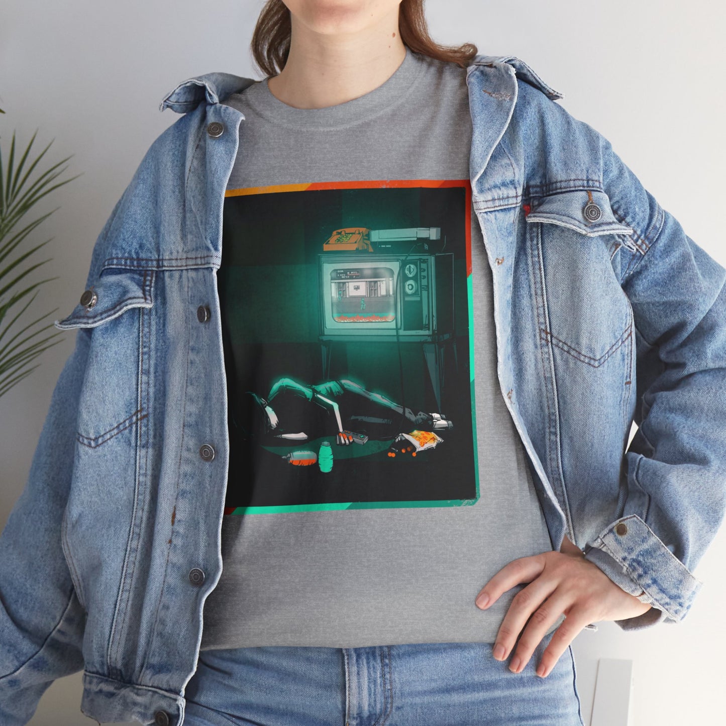 Long Night Unisex Heavy Cotton Tee