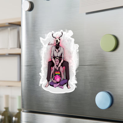 Deer Daddy Series 10: Aftercare Massage Kiss-Cut Vinyl Decal