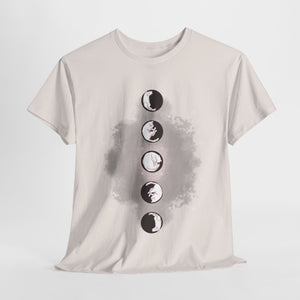 Cat Phases Unisex Heavy Cotton Tee