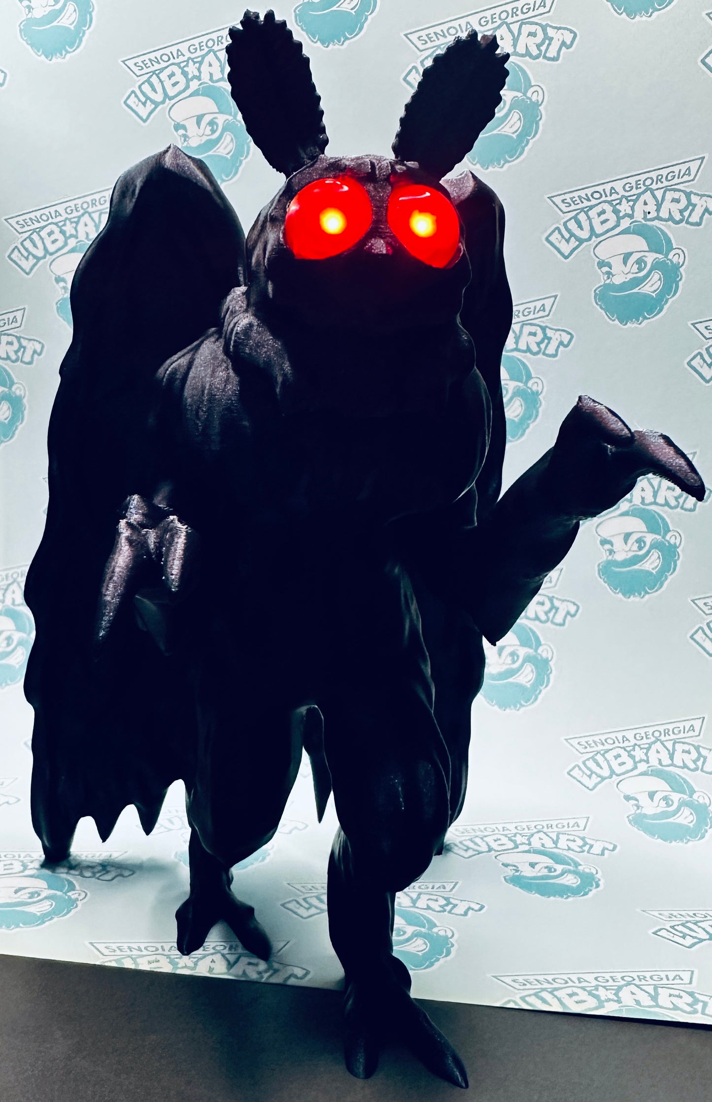 Terrifying Mothman 3D Print Statue