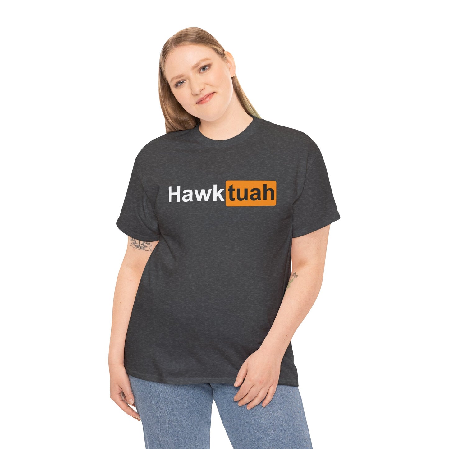 Hawk Tuah Unisex Heavy Cotton Tee