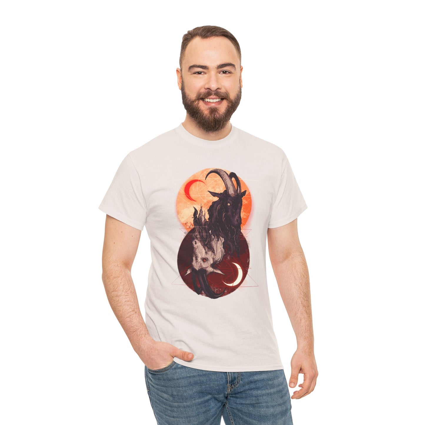 As Above So Below V Unisex Heavy Cotton Tee