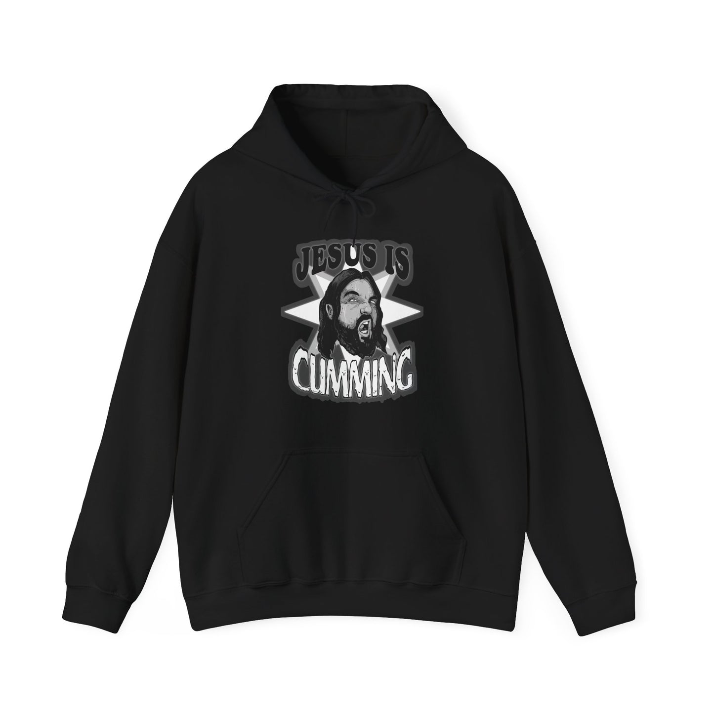 Jesus Is Cumming Unisex Heavy Blend Hooded Sweatshirt