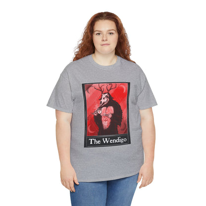 The Wendigo Tarot  (Front & Back Print) Unisex Heavy Cotton Tee