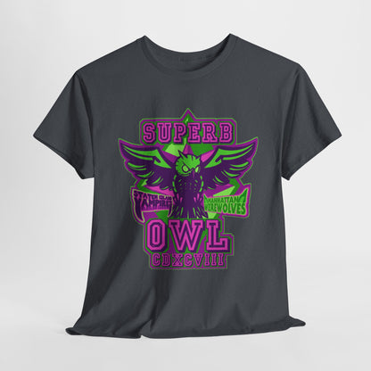 Superb Owl Unisex Heavy Cotton Tee