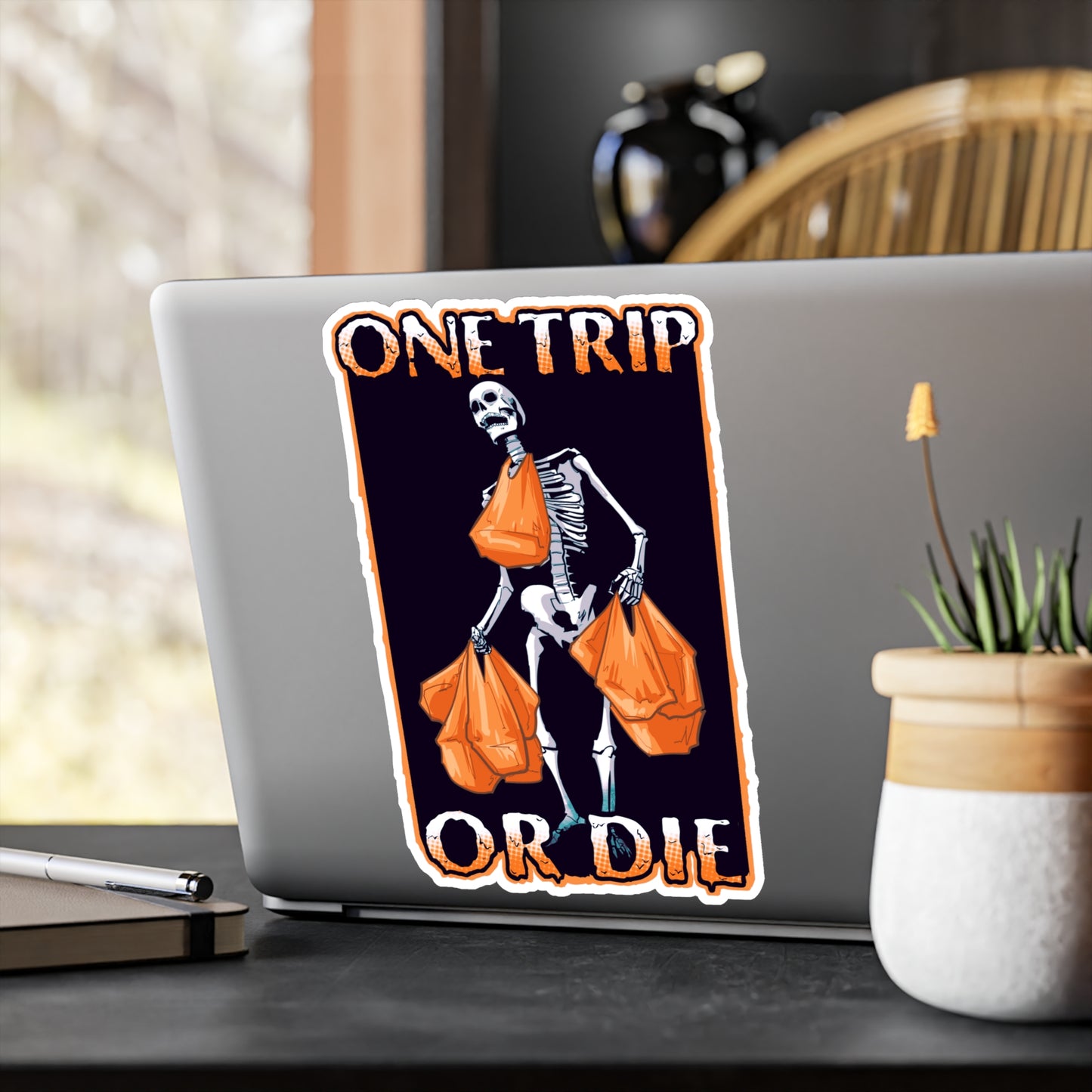 No Grocery Left Behind Kiss-Cut Vinyl Decal