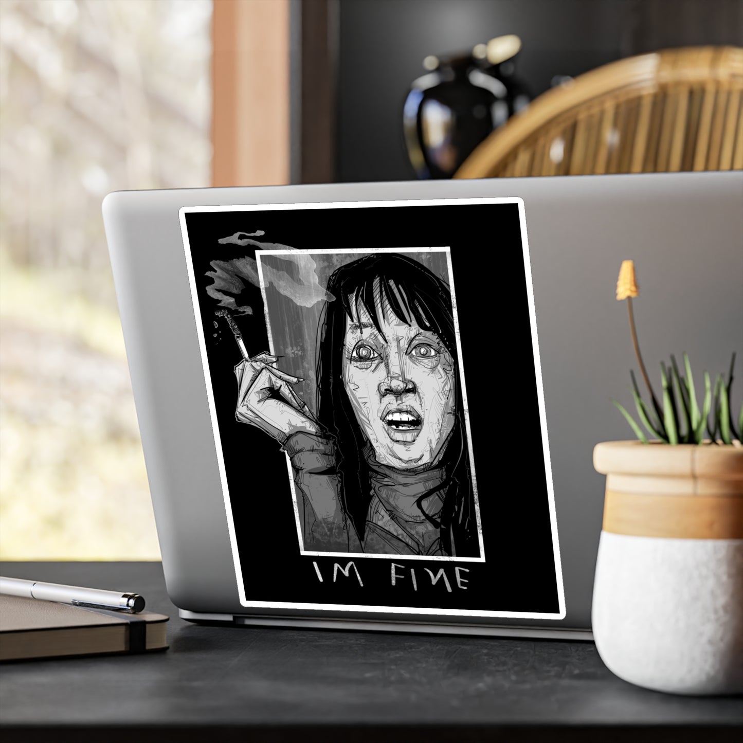 Anxiety Ash Kiss-Cut Vinyl Decal