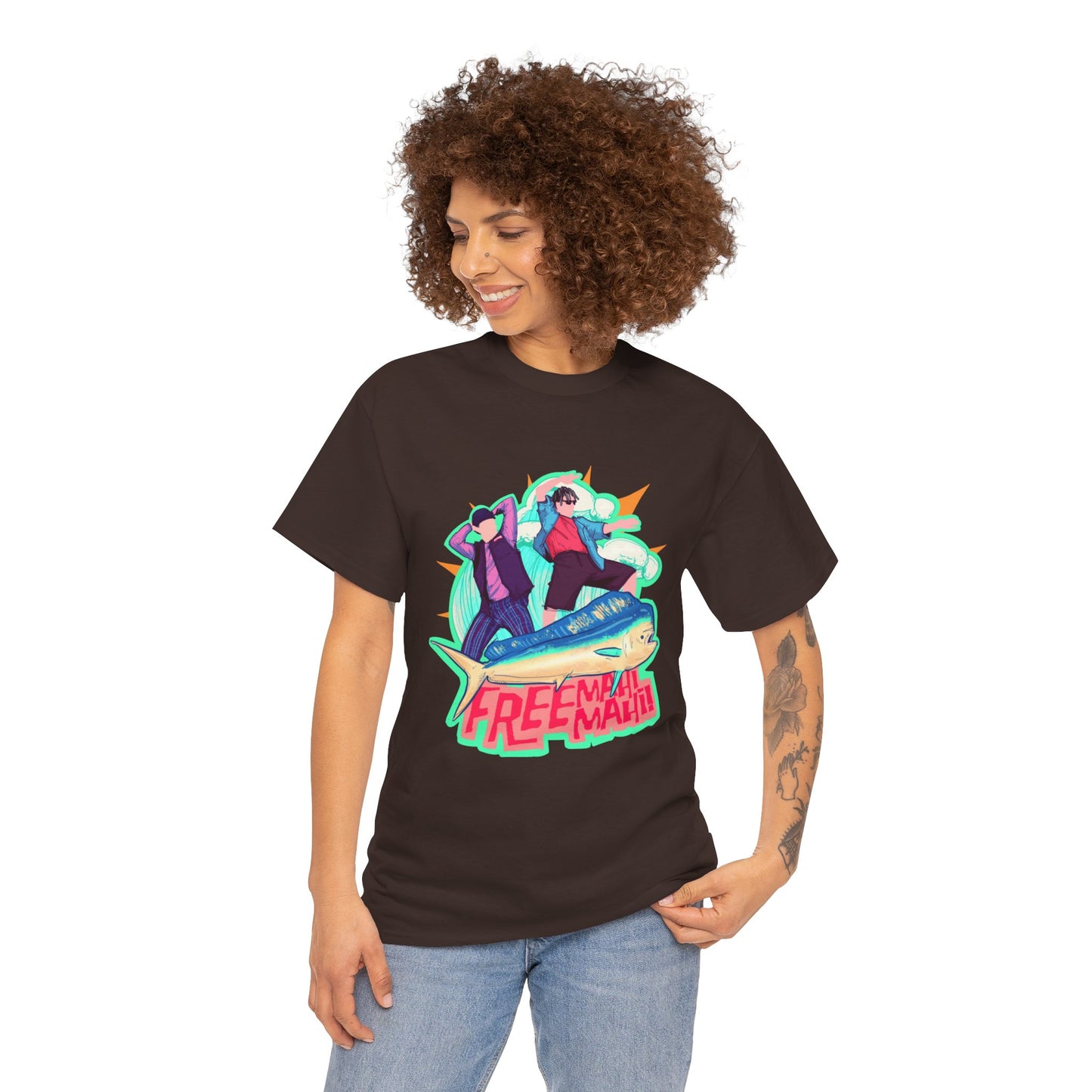 Free Mahi Mahi Unisex Heavy Cotton Tee