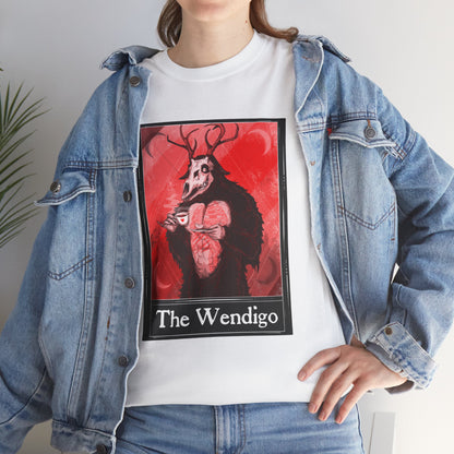 The Wendigo Tarot  (Front & Back Print) Unisex Heavy Cotton Tee