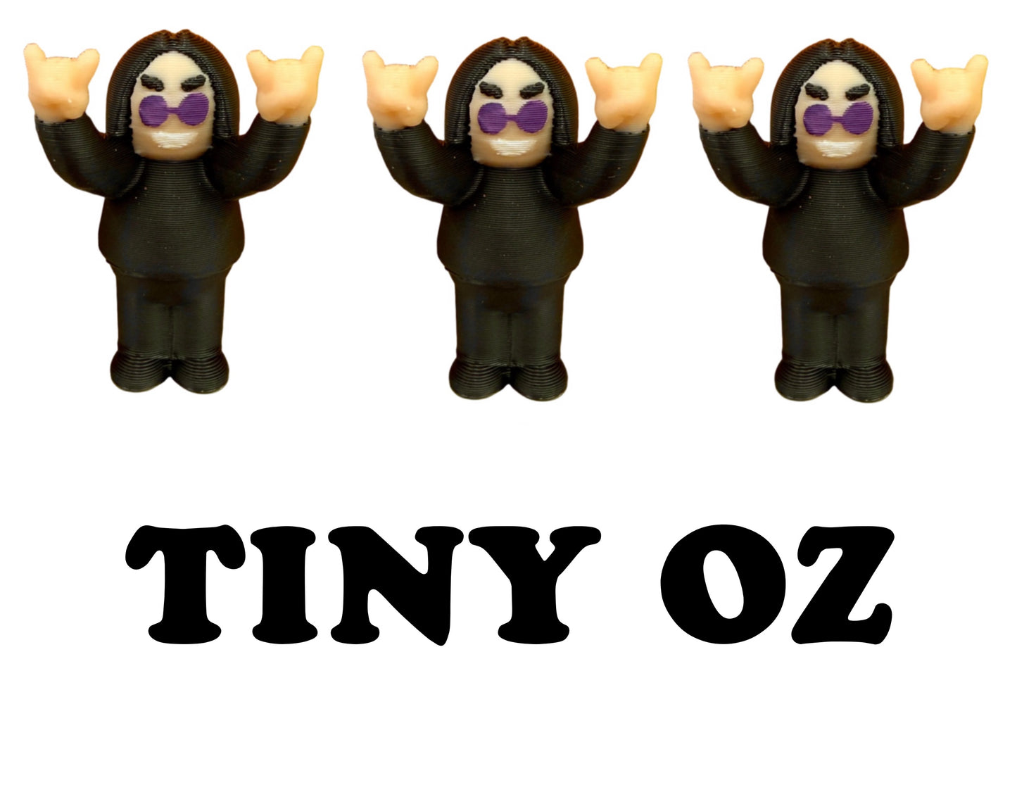 Mix & Match Tiny Figures (5 Pack) 3D Print Small Figure