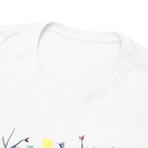 Tree Deer Unisex Heavy Cotton Tee