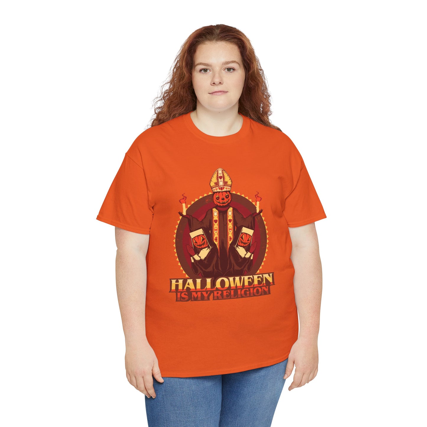 Halloween Is My Religion Unisex Heavy Cotton Tee