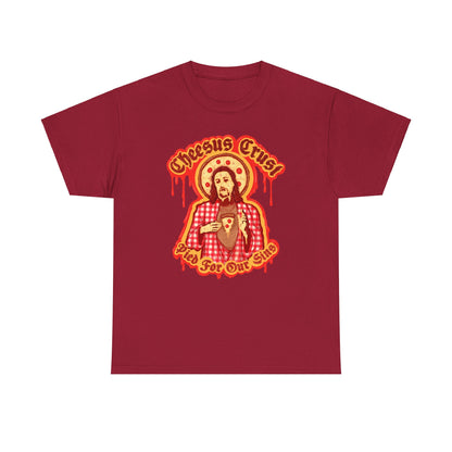 Cheesus Crust Unisex Heavy Cotton Tee
