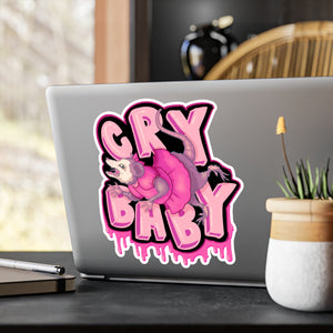 Cry Baby Kiss-Cut Vinyl Decal