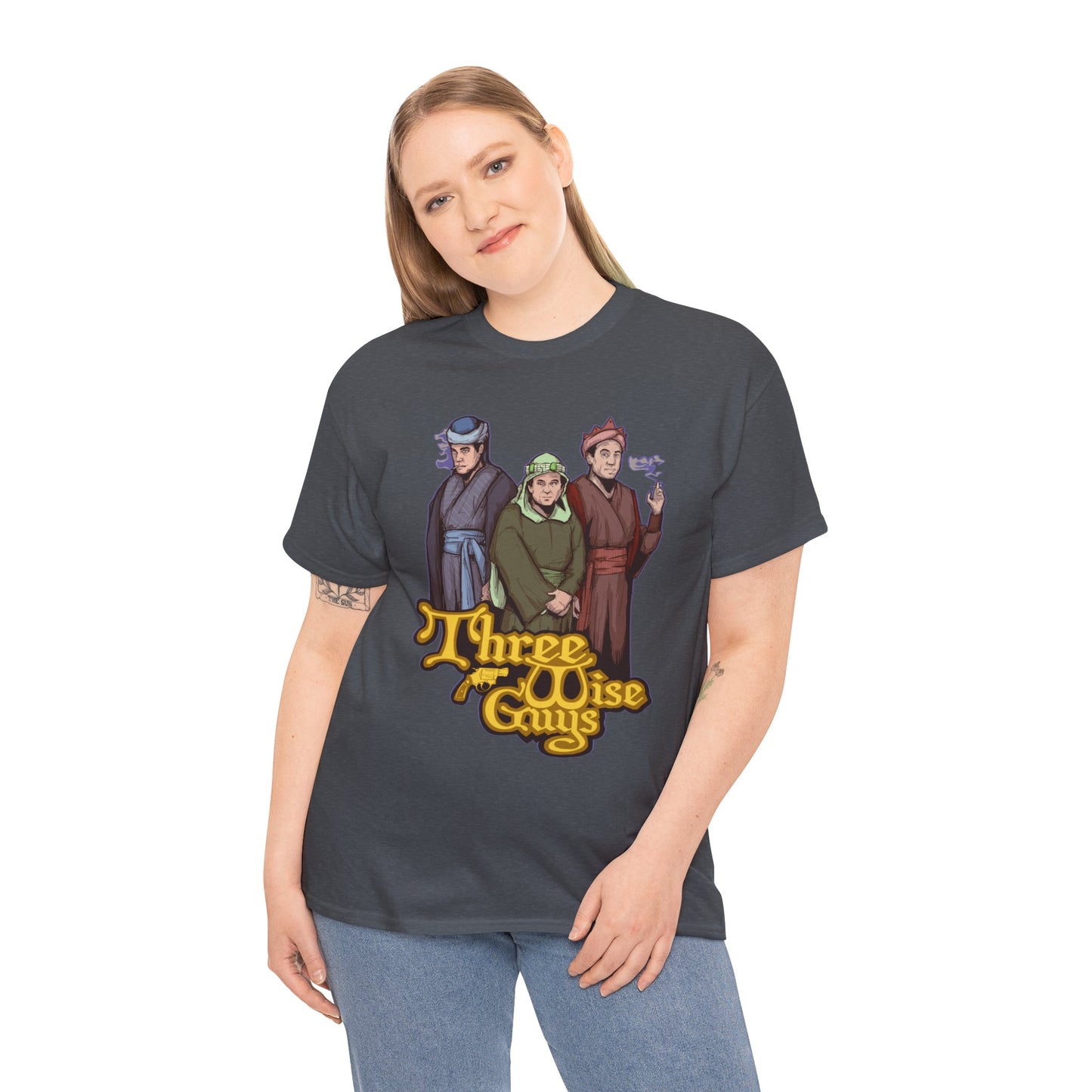Three Wise Guys Unisex Heavy Cotton Tee