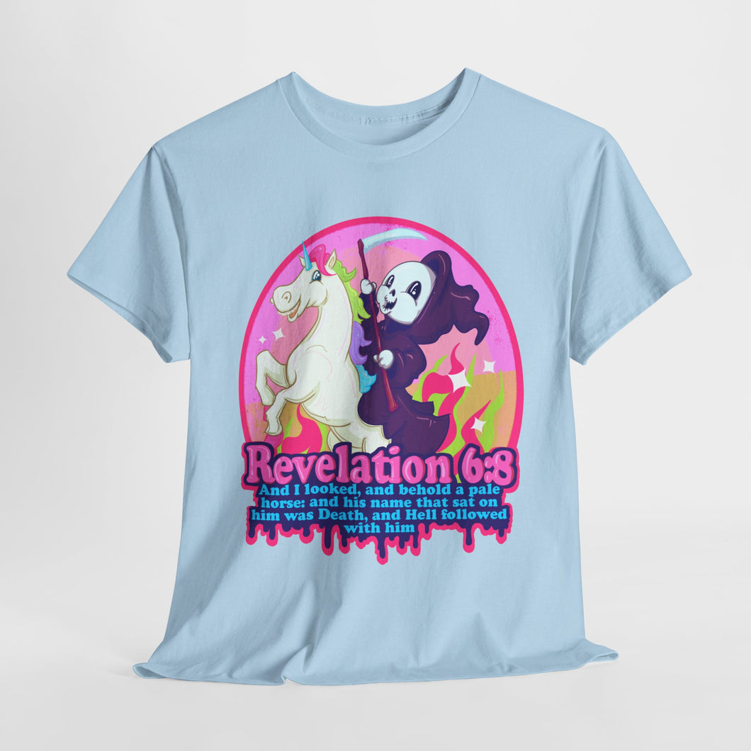 Revelation 6:8 Unisex Heavy Cotton Tee