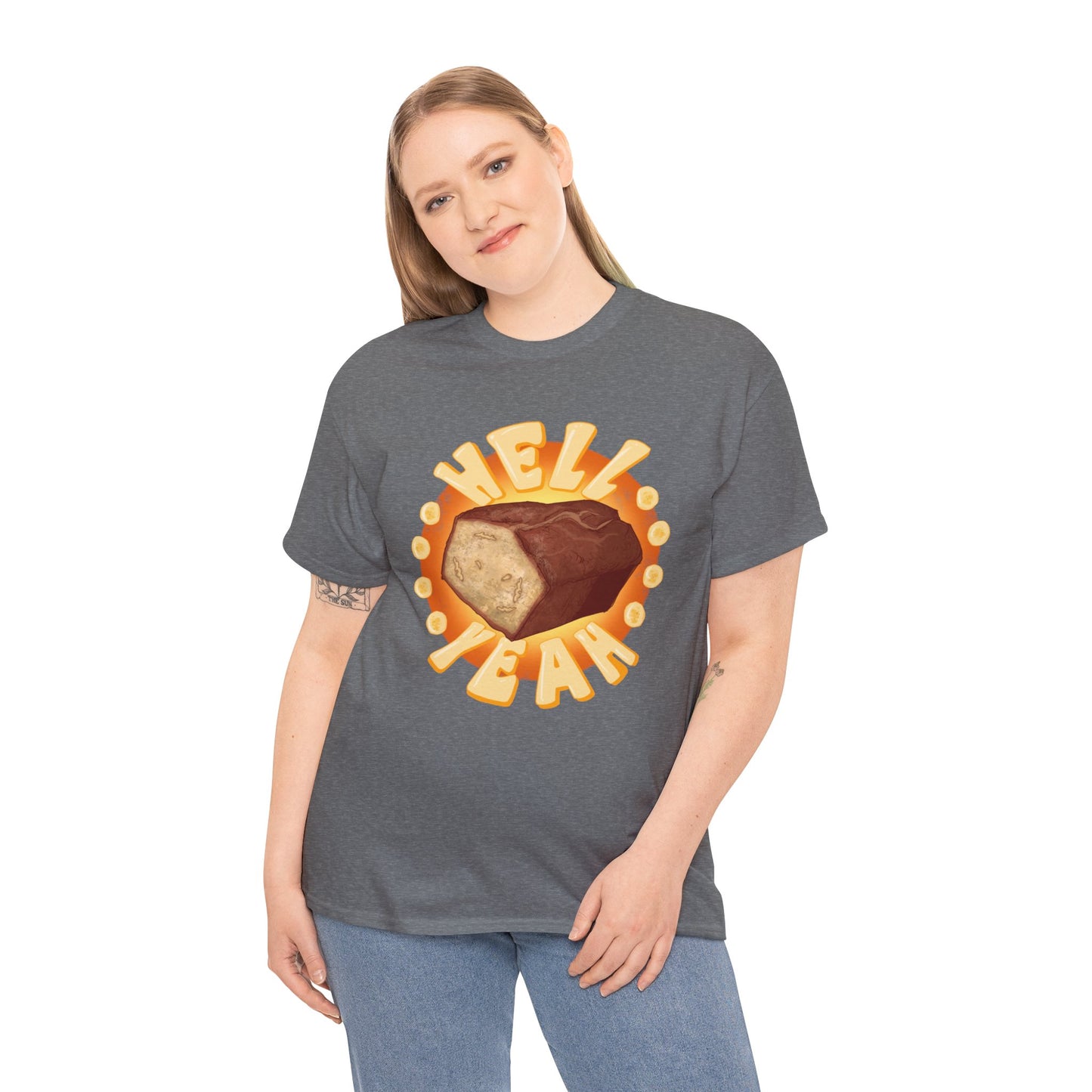 Banana Bread At Work Unisex Heavy Cotton Tee