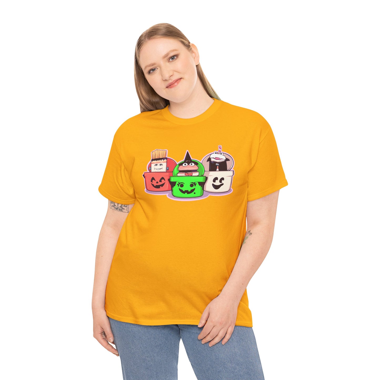 Spooky Fast Food Unisex Heavy Cotton Tee