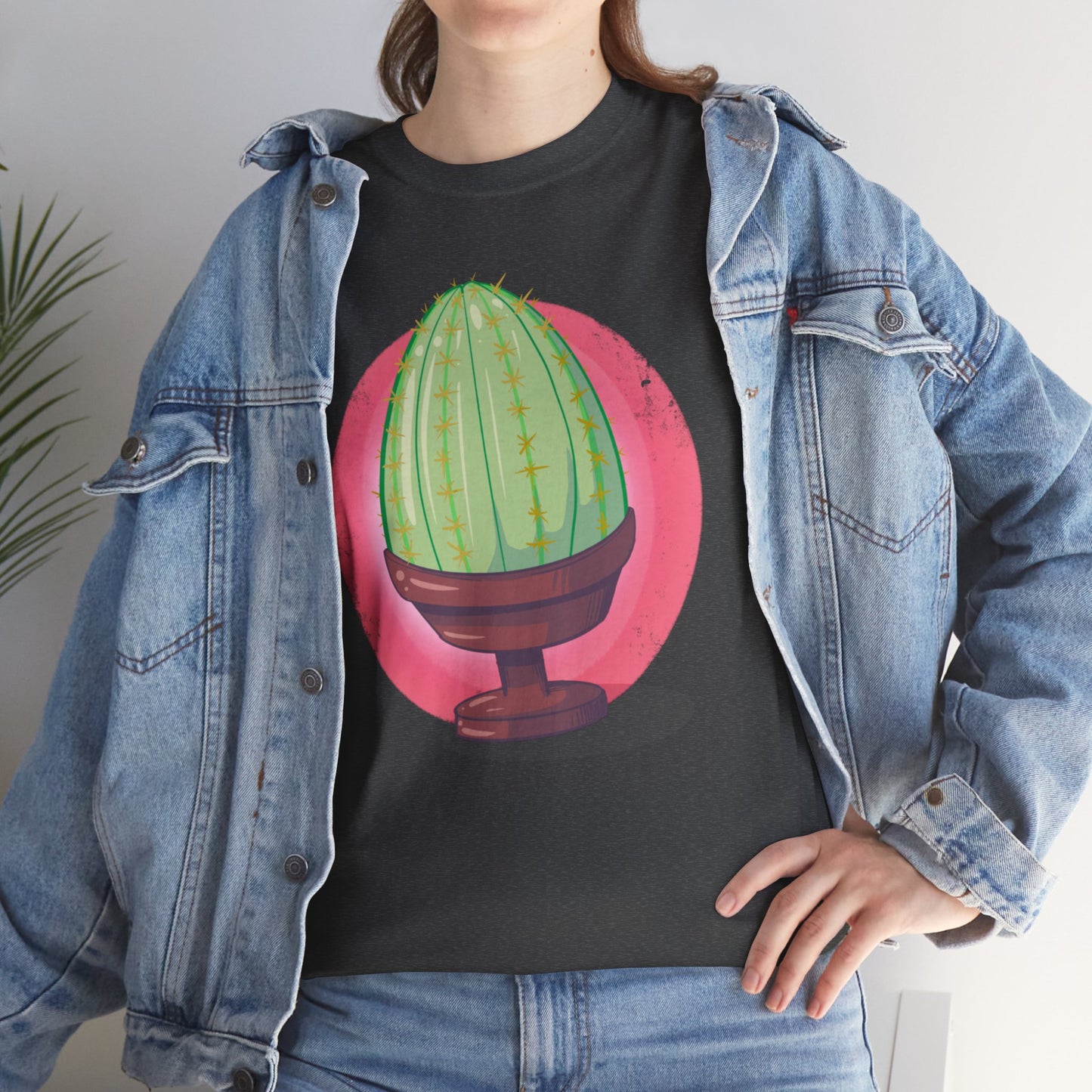 Cactus Plug Unisex Heavy Cotton Tee