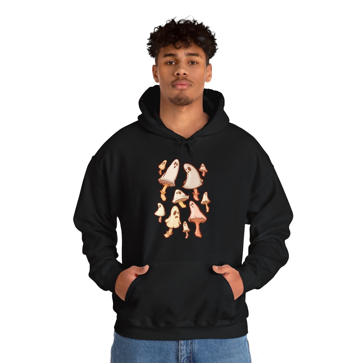 Spooky Mushrooms Unisex Heavy Blend Hooded Sweatshirt