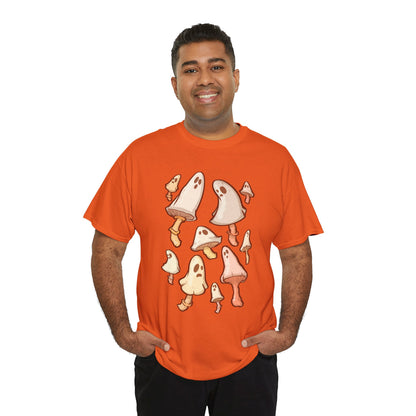 Spooky Mushrooms Unisex Heavy Cotton Tee