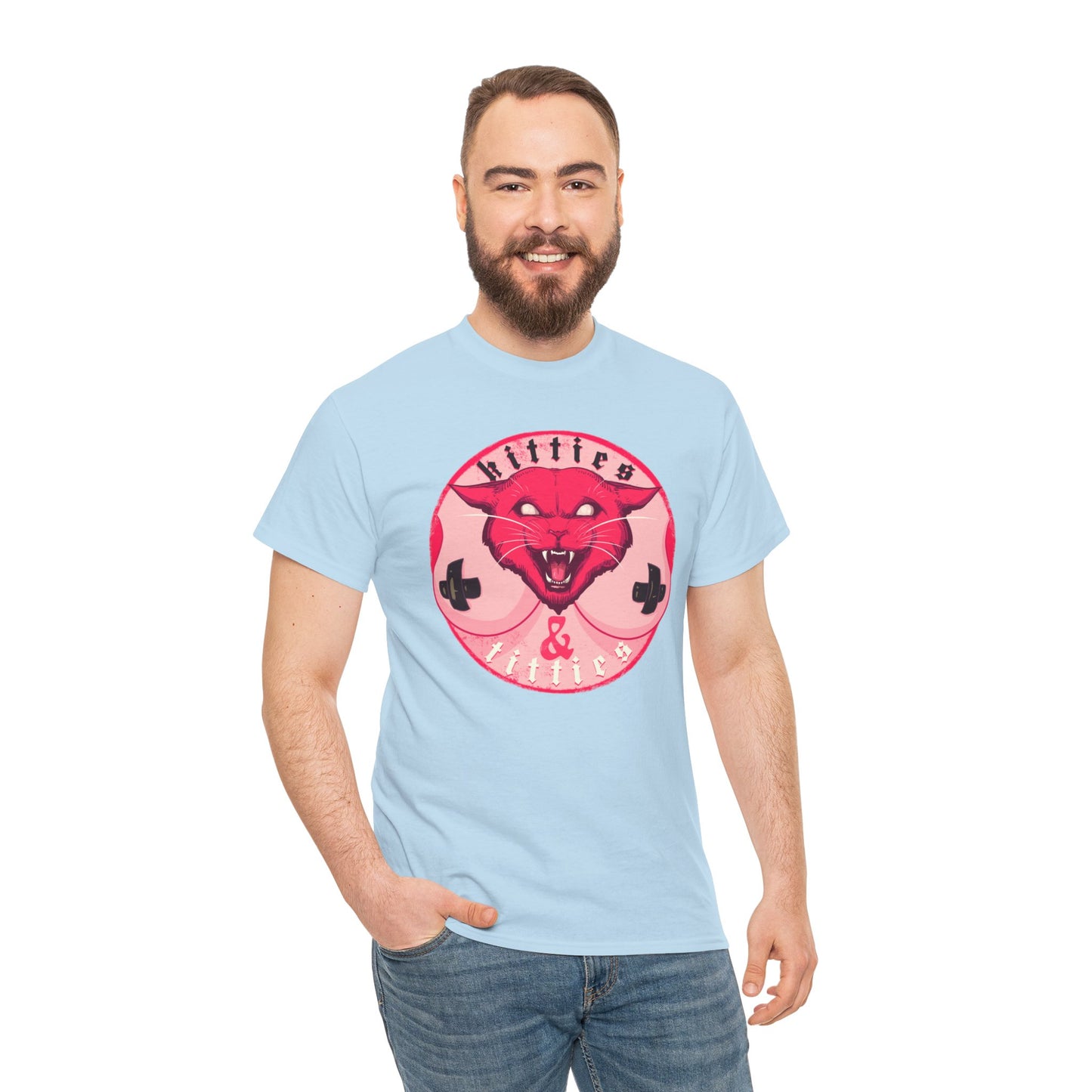 Kitties & Titties Unisex Heavy Cotton Tee