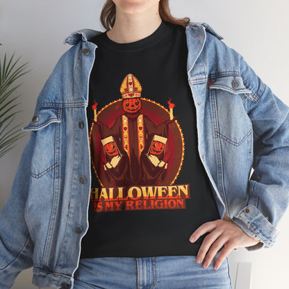 Halloween Is My Religion Unisex Heavy Cotton Tee
