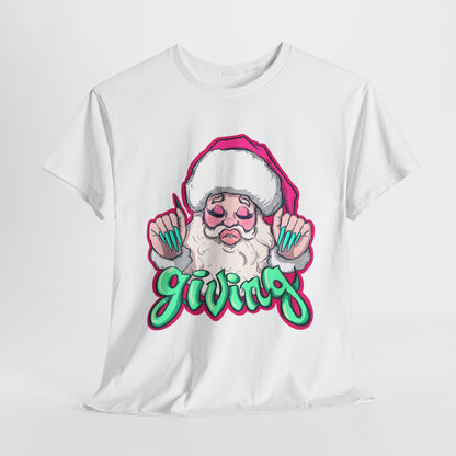 He Is Giving Unisex Heavy Cotton Tee