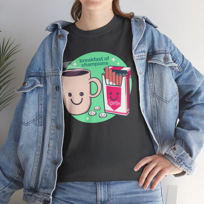 Breakfast of Champions Unisex Heavy Cotton Tee