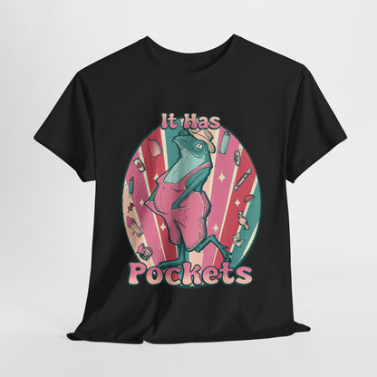 It Has Pockets Unisex Heavy Cotton Tee
