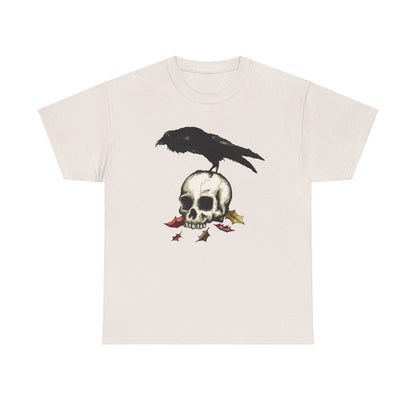 Crow Skull Unisex Heavy Cotton Tee