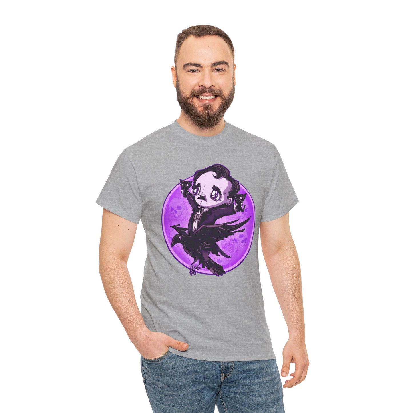 Poe Is Coming Unisex Heavy Cotton Tee