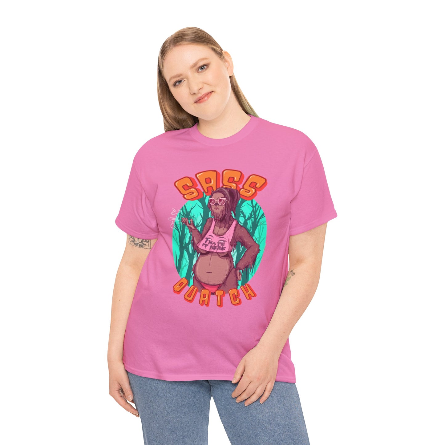 Sass Quatch Unisex Heavy Cotton Tee