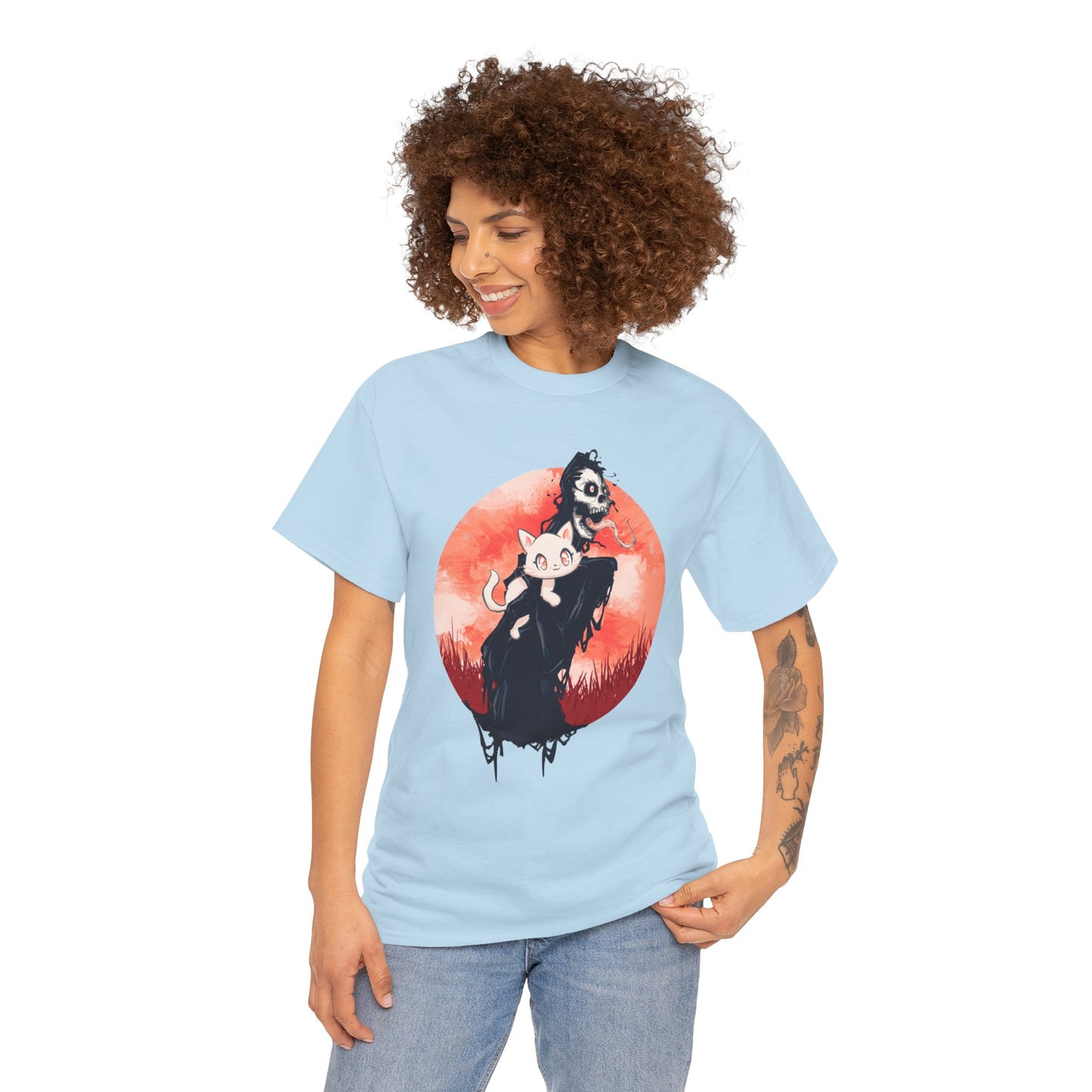 Cat Person Unisex Heavy Cotton Tee