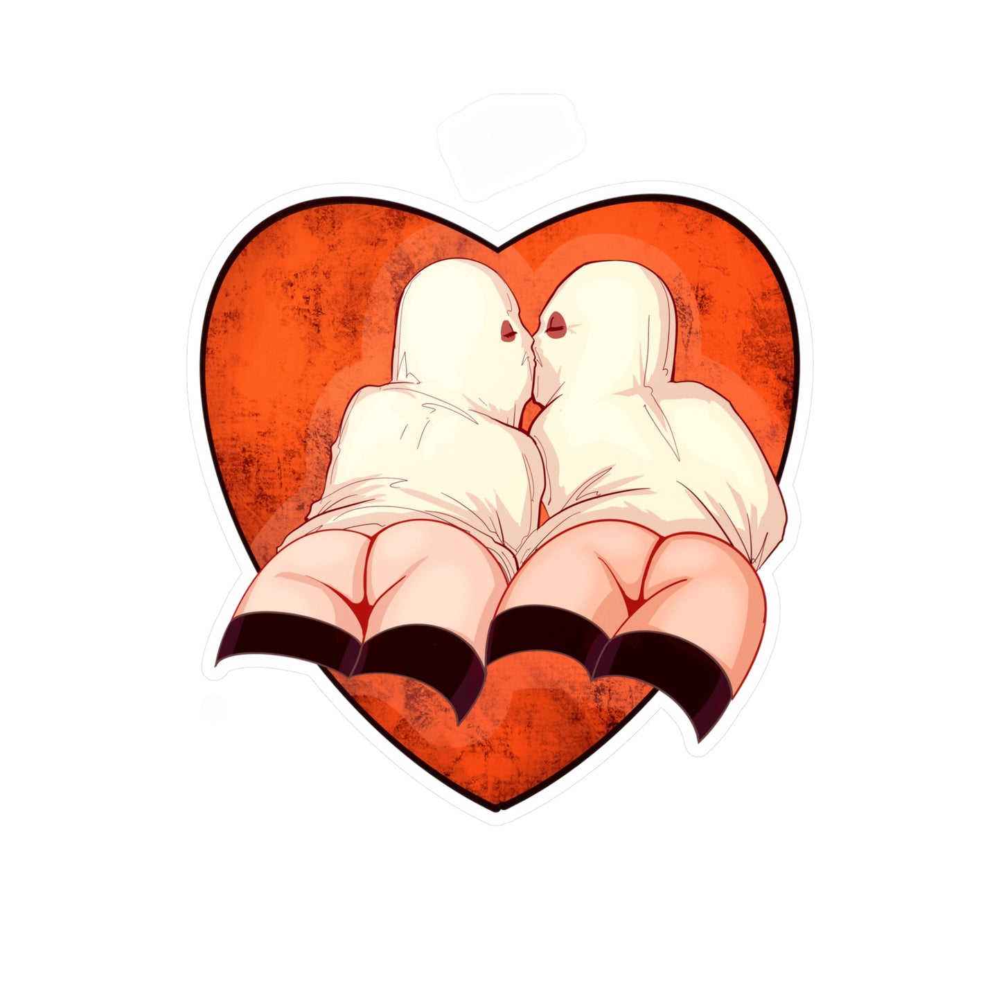 Ghost Love Kiss-Cut Vinyl Decal