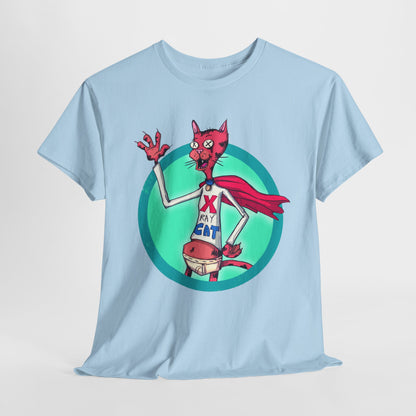 X-Ray Cat Unisex Heavy Cotton Tee