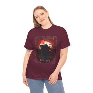 Beware The Headless Horseman Unisex Heavy Cotton Tee