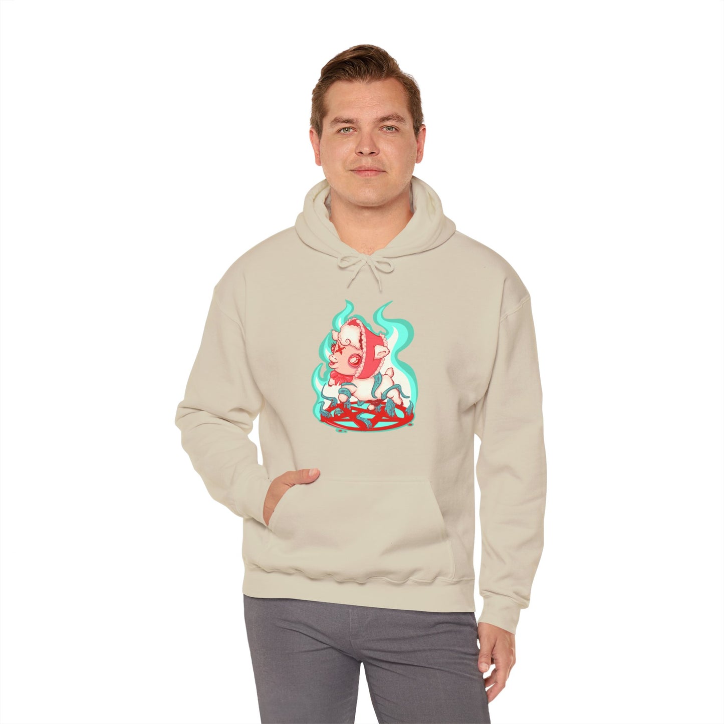 Sacrificial Lamb Unisex Heavy Blend Hooded Sweatshirt