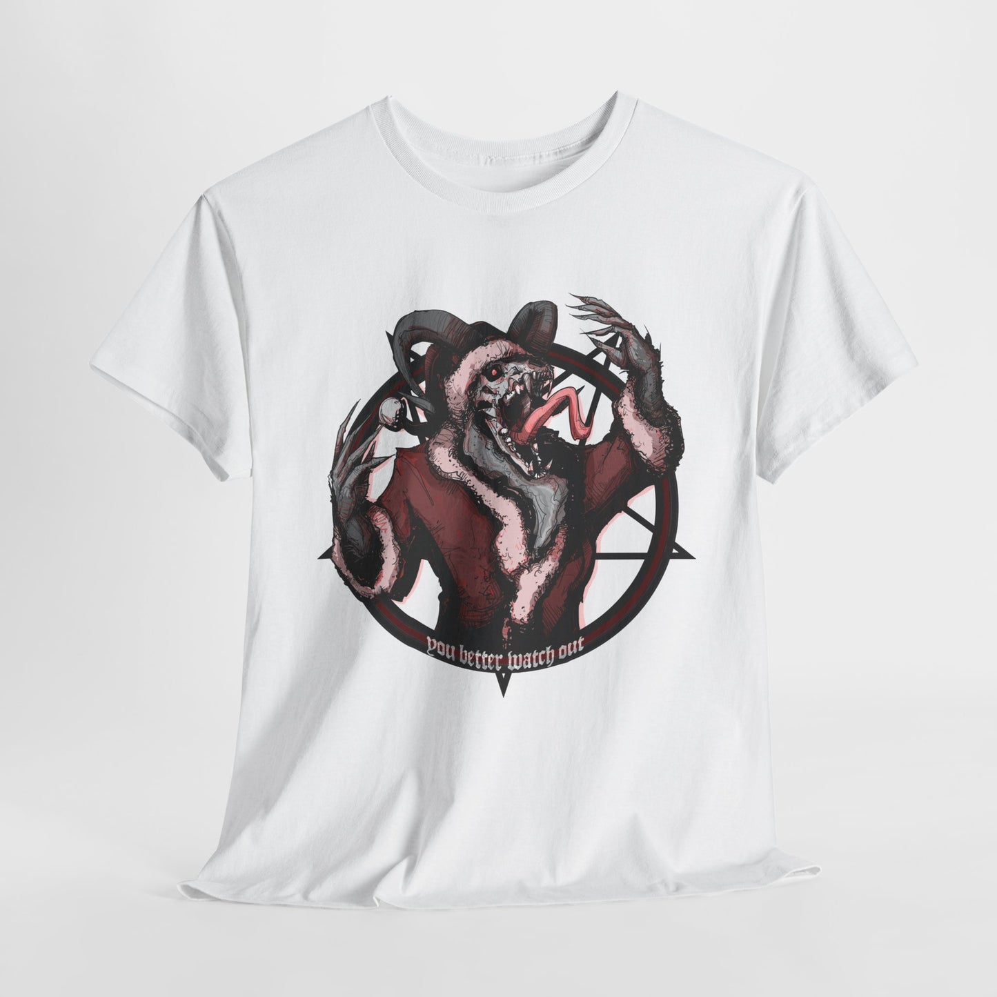 You Better Watch Out Unisex Heavy Cotton Tee