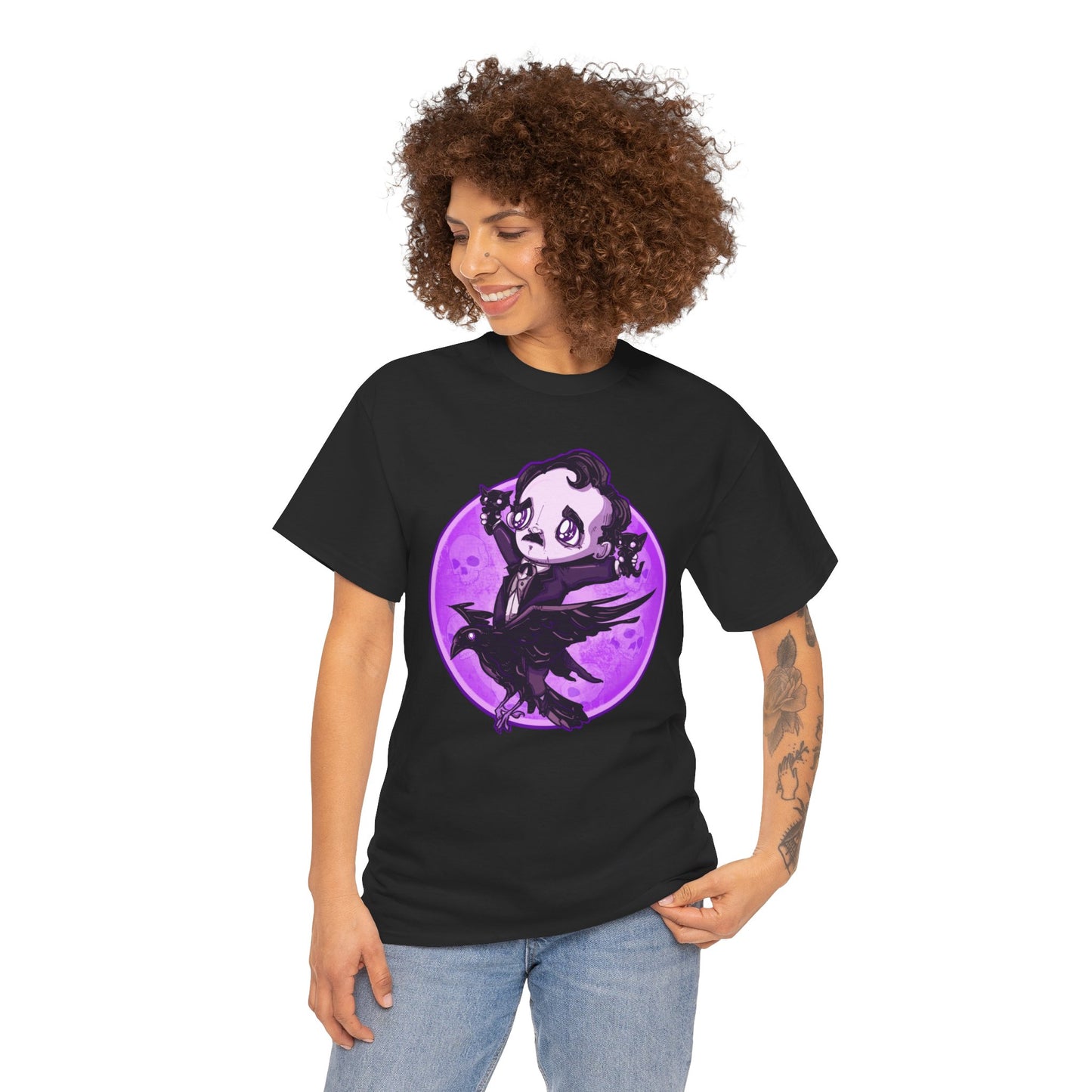 Poe Is Coming Unisex Heavy Cotton Tee