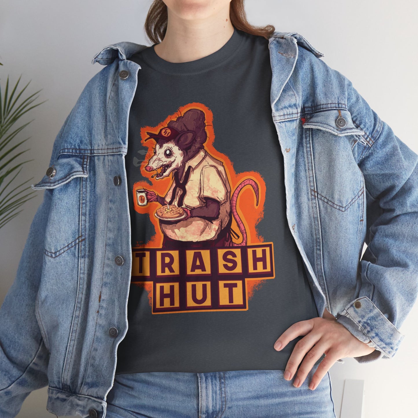 Trash Hut Unisex Heavy Cotton Tee