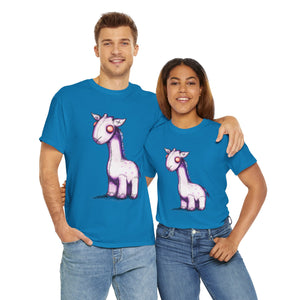 Plushie Giraffe Unisex Heavy Cotton Tee