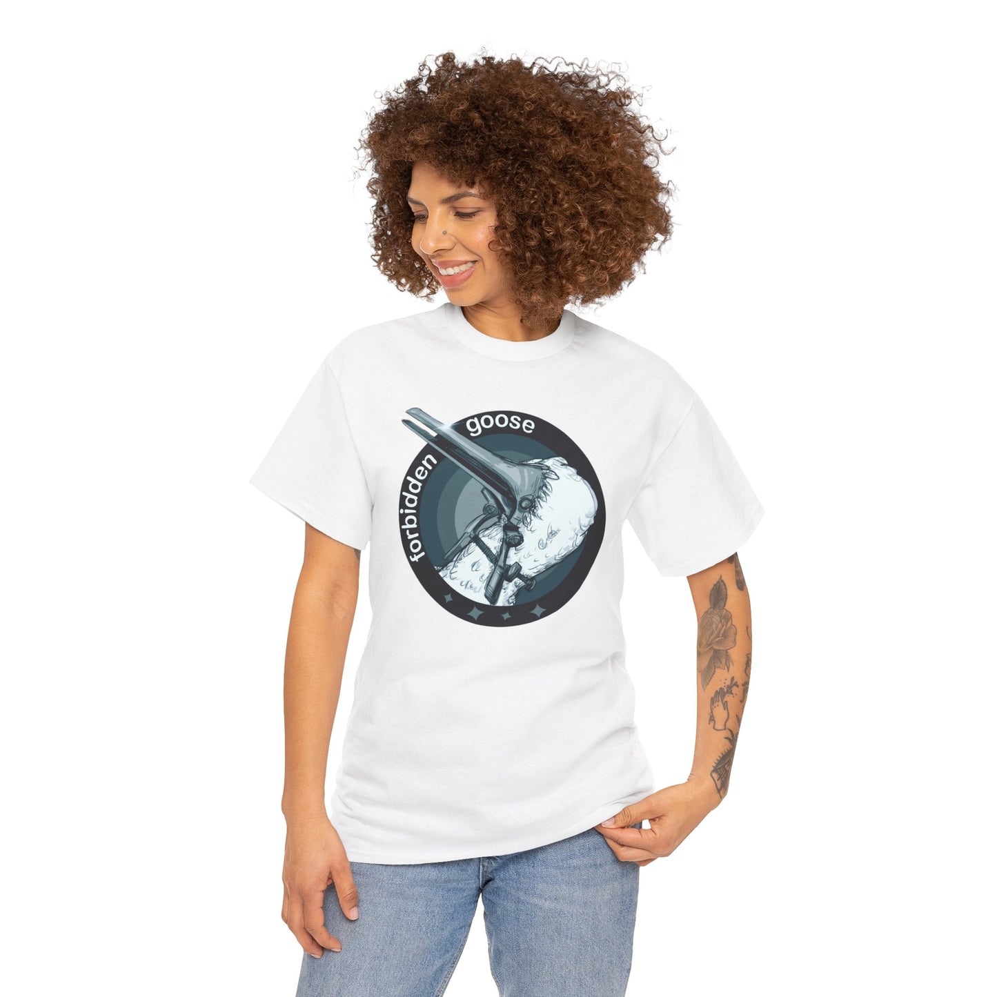 Forbidden Goose Unisex Heavy Cotton Tee